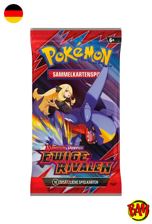 Pokémon TCG: 18er Display Ewige Rivalen (Karmesin & Purpur KP10)