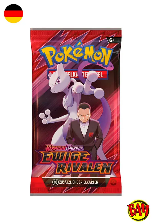 Pokémon TCG: 18er Display Ewige Rivalen (Karmesin & Purpur KP10)