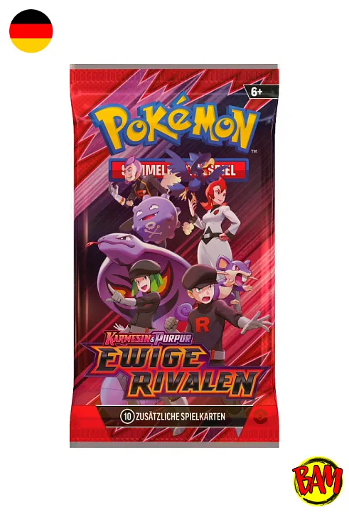 Pokémon TCG: 18er Display Ewige Rivalen (Karmesin & Purpur KP10)