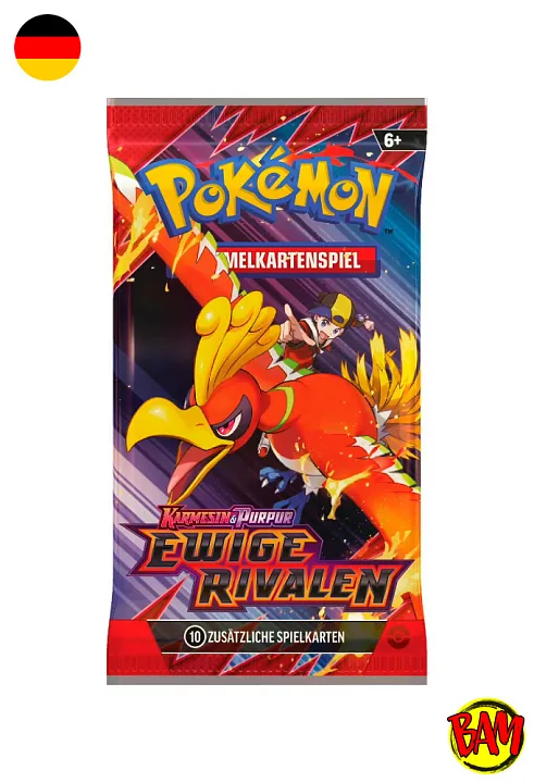 Pokémon TCG: 18er Display Ewige Rivalen (Karmesin & Purpur KP10)