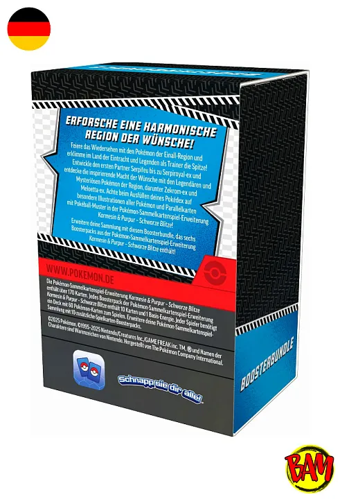 Pokémon TCG: Black Bolt Booster Bundle (Scarlet & Violet SV10.5)