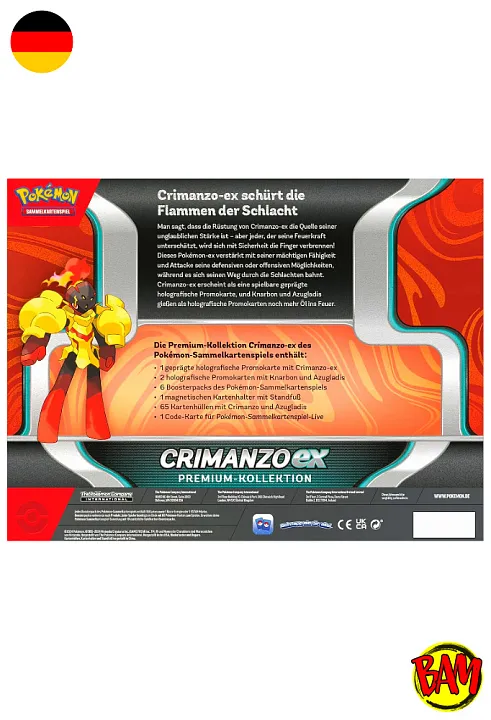 Pokémon TCG: Crimanzo ex Premium-Kollektion