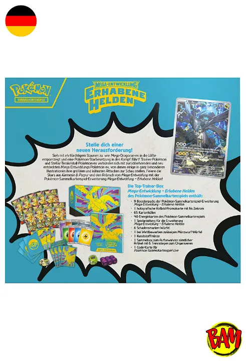 Pokémon TCG: Top Trainer Box Erhabene Helden (TTB)