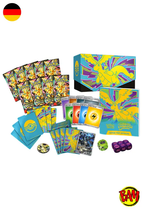 Pokémon TCG: Top Trainer Box Erhabene Helden (TTB)