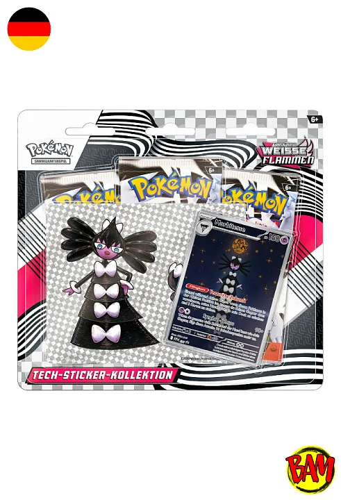 Pokémon TCG: White Flare Tech-Sticker Collection (Karmesin & Purpur KP10.5)