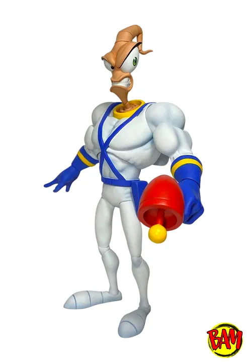 Premium DNA Toys: Earthworm Jim und Snot Actionfigur (Wave 1)