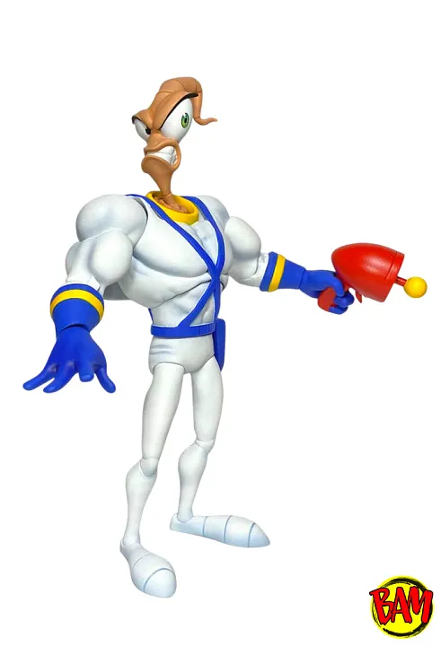 Premium DNA Toys: Earthworm Jim und Snot Actionfigur (Wave 1)