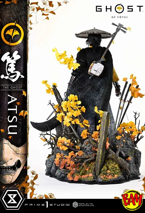 Prime 1 Studio: Real Elite Masterline Atsu Statue (Ghost of Yōtei)