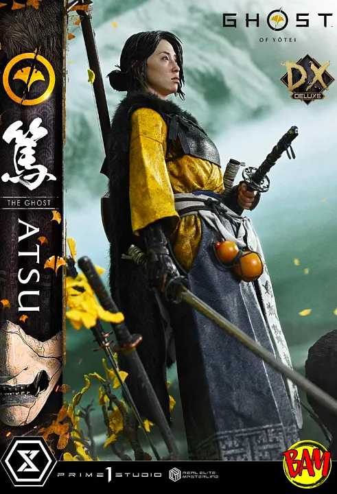 Prime 1 Studio: Real Elite Masterline Atsu Statue (Ghost of Yōtei) Deluxe Bonus Version