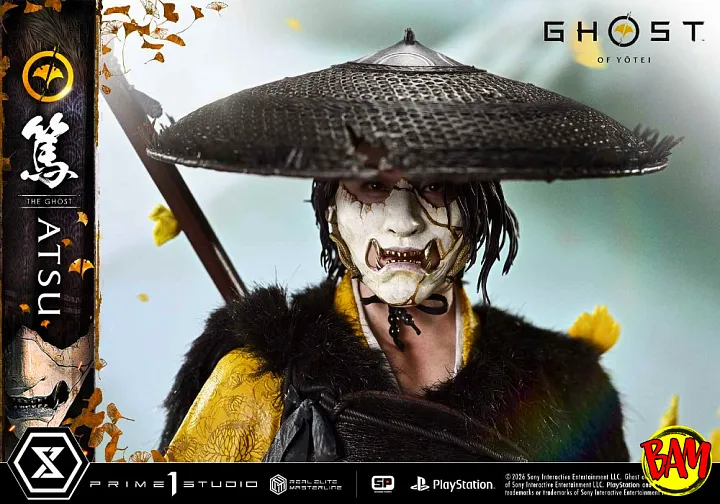 Prime 1 Studio: Real Elite Masterline Atsu Statue (Ghost of Yōtei) Deluxe Bonus Version