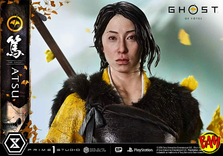 Prime 1 Studio: Real Elite Masterline Atsu Statue (Ghost of Yōtei) Deluxe Bonus Version