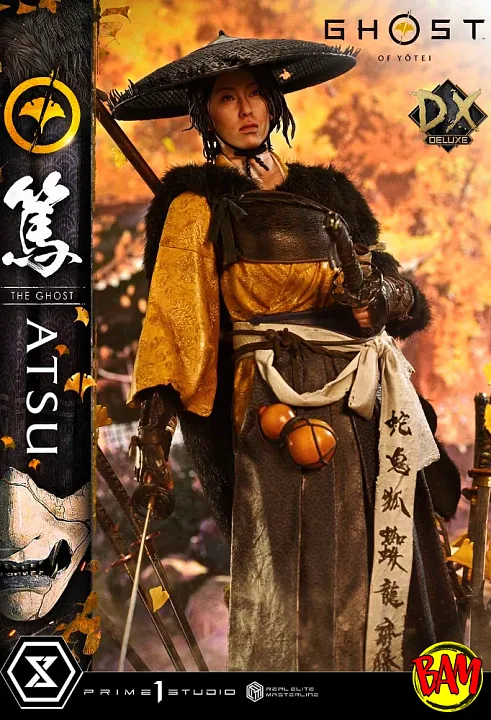 Prime 1 Studio: Real Elite Masterline Atsu Statue (Ghost of Yōtei) Deluxe Bonus Version