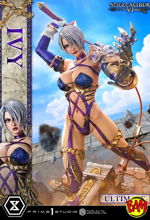 Prime 1 Studio: Real Elite Masterline Ivy Statue (SOULCALIBUR VI) Ultimate Bonus Version