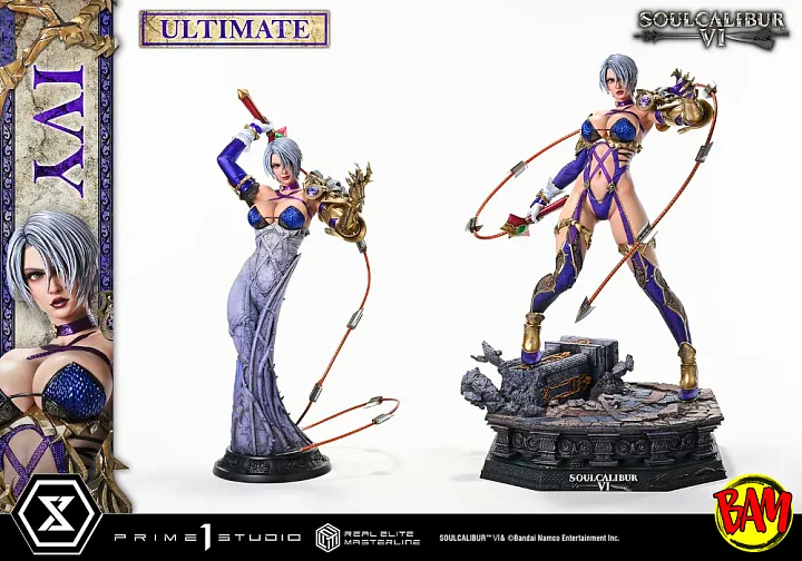Prime 1 Studio: Real Elite Masterline Ivy Statue (SOULCALIBUR VI) Ultimate Bonus Version