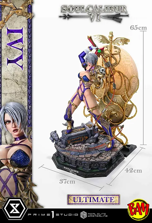 Prime 1 Studio: Real Elite Masterline Ivy Statue (SOULCALIBUR VI) Ultimate Bonus Version