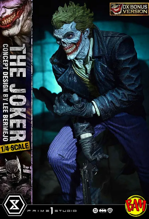 Prime 1 Studio: Ultra Premium Masterline The Joker Statue (Concept Design by Lee Bermejo) DX Bonus Version