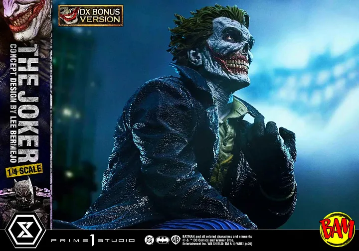 Prime 1 Studio: Ultra Premium Masterline The Joker Statue (Concept Design by Lee Bermejo) DX Bonus Version