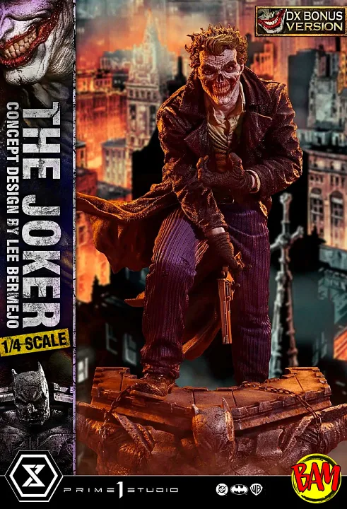 Prime 1 Studio: Ultra Premium Masterline The Joker Statue (Concept Design by Lee Bermejo) DX Bonus Version