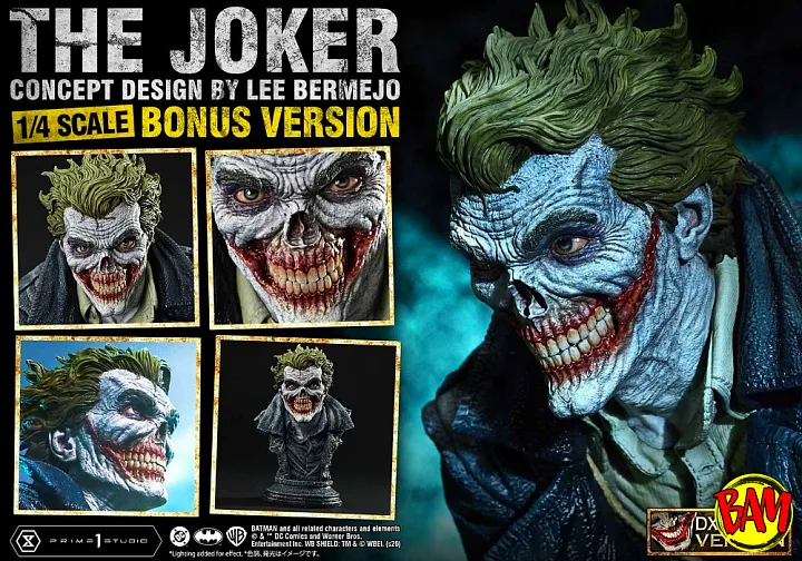 Prime 1 Studio: Ultra Premium Masterline The Joker Statue (Concept Design by Lee Bermejo) DX Bonus Version