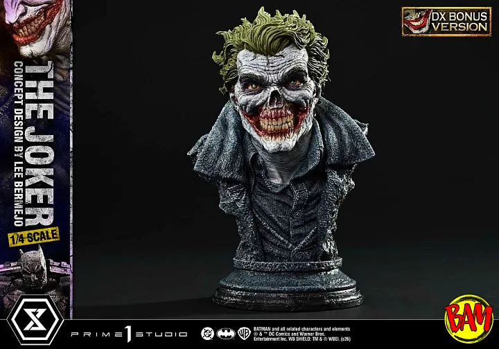 Prime 1 Studio: Ultra Premium Masterline The Joker Statue (Concept Design by Lee Bermejo) DX Bonus Version