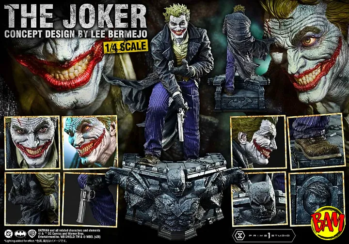 Prime 1 Studio: Ultra Premium Masterline The Joker Statue (Concept Design by Lee Bermejo)
