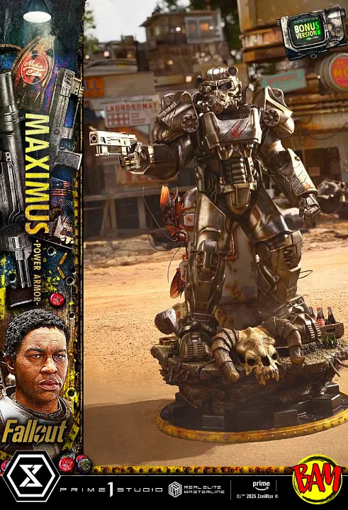 Prime 1 Studio: Real Elite Masterline Maximus Power Armor Statue (Fallout) DX Bonus Version