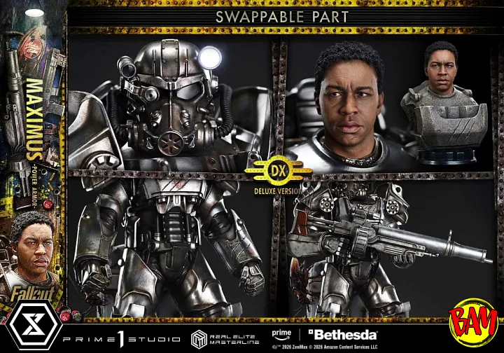 Prime 1 Studio: Real Elite Masterline Maximus Power Armor Statue (Fallout) DX Bonus Version