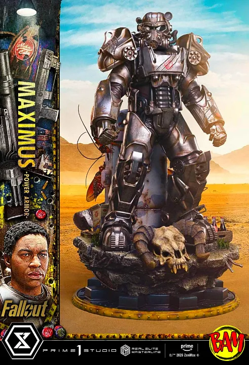 Prime 1 Studio: Real Elite Masterline Maximus Power Armor Statue (Fallout) DX Bonus Version