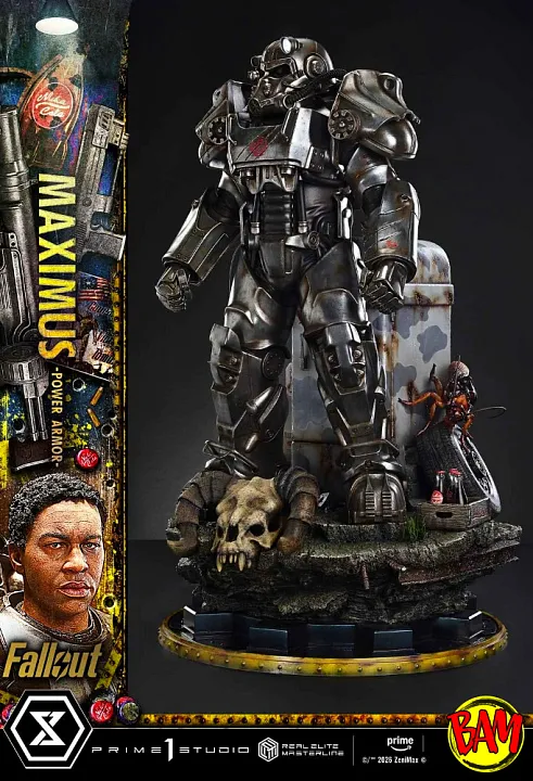 Prime 1 Studio: Real Elite Masterline Maximus Power Armor Statue (Fallout)
