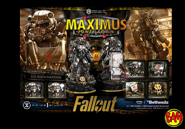 Prime 1 Studio: Real Elite Masterline Maximus Power Armor Statue (Fallout)