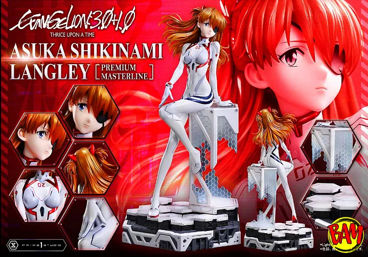 Prime 1 Studio: Premium Masterline Asuka Shikinami Langley Statue (EVANGELION: 3.0+1.0) Bonus Version