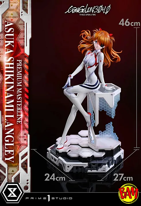 Prime 1 Studio: Premium Masterline Asuka Shikinami Langley Statue (EVANGELION: 3.0+1.0) Bonus Version
