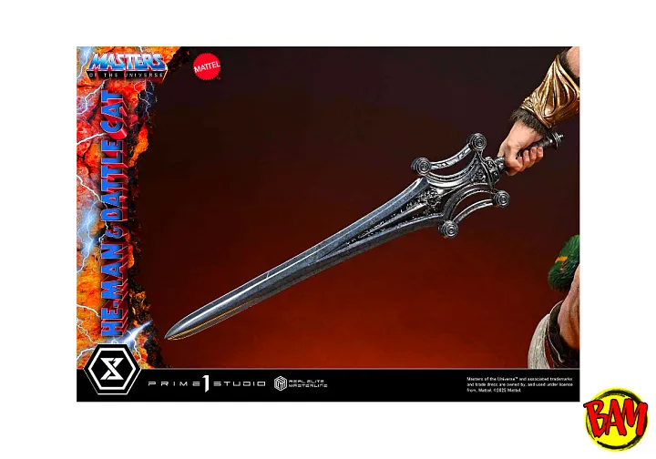 Prime 1 Studio: Real Elite Masterline He-Man & Battle Cat Statue (MOTU)