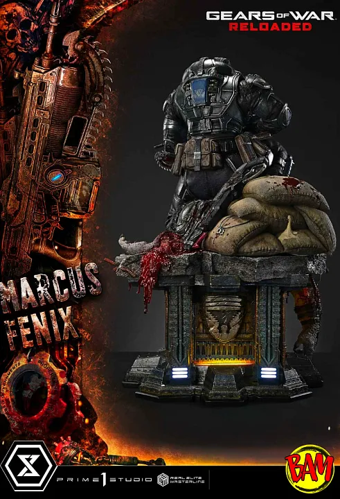 Prime 1 Studio: Real Elite Masterline Marcus Fenix Statue (Gears of War | Reloaded)
