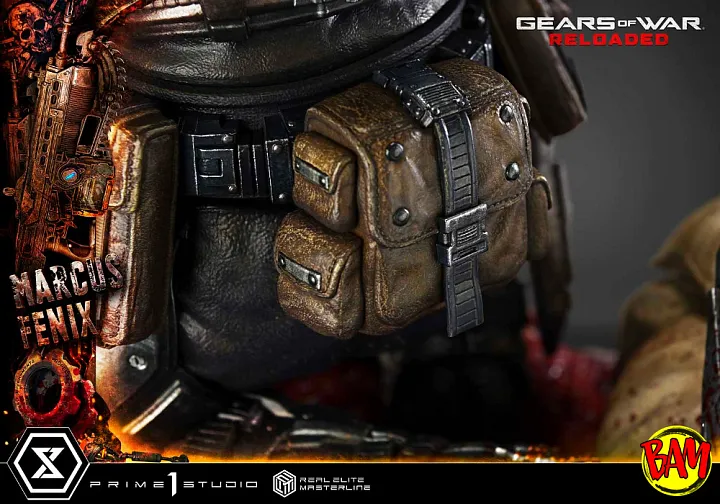 Prime 1 Studio: Real Elite Masterline Marcus Fenix Statue (Gears of War | Reloaded)