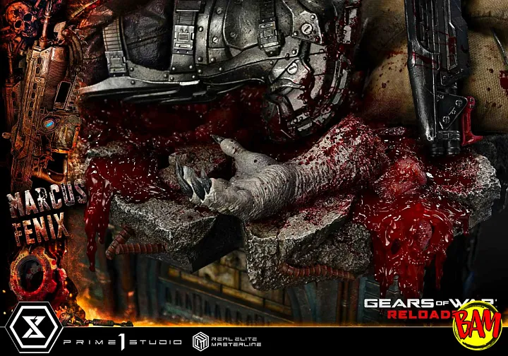 Prime 1 Studio: Real Elite Masterline Marcus Fenix Statue (Gears of War | Reloaded)