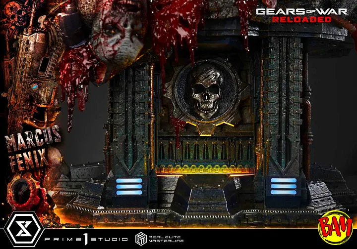 Prime 1 Studio: Real Elite Masterline Marcus Fenix Statue (Gears of War | Reloaded)