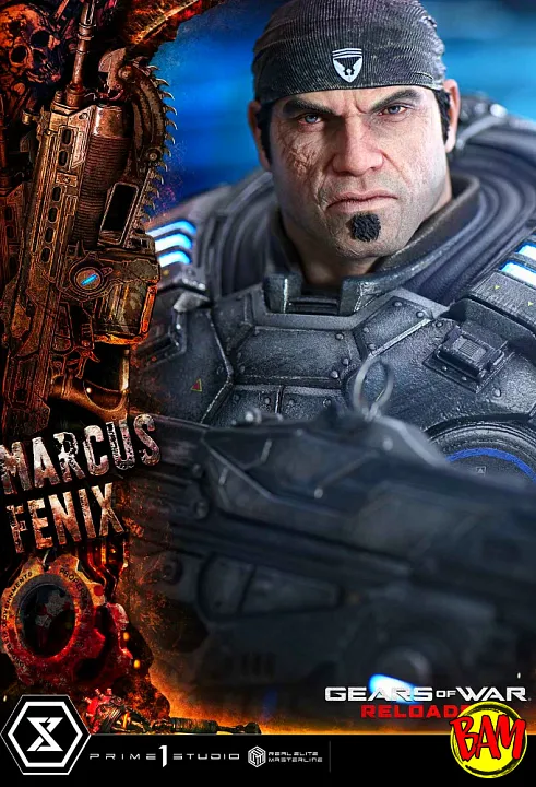 Prime 1 Studio: Real Elite Masterline Marcus Fenix Statue (Gears of War | Reloaded)