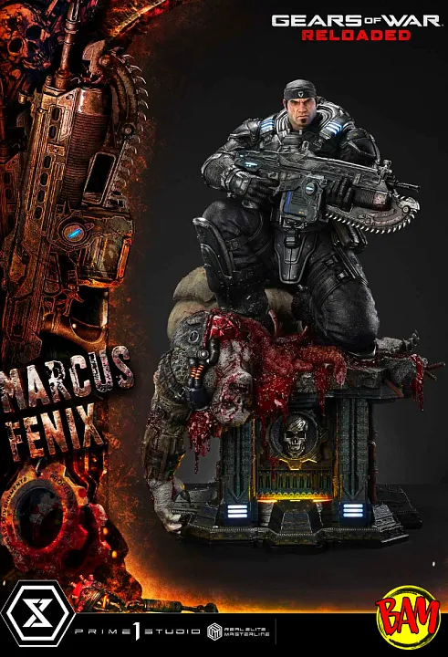 Prime 1 Studio: Real Elite Masterline Marcus Fenix Statue (Gears of War | Reloaded)