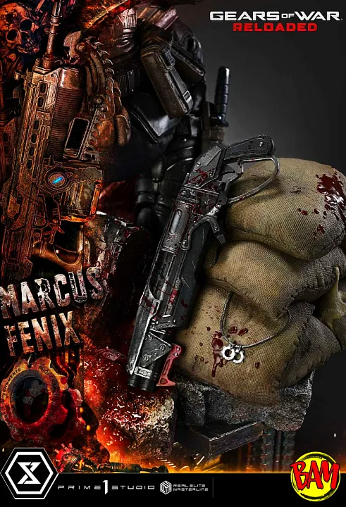 Prime 1 Studio: Real Elite Masterline Marcus Fenix Statue (Gears of War | Reloaded)