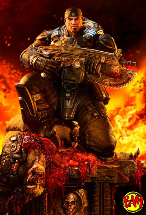 Prime 1 Studio: Real Elite Masterline Marcus Fenix Statue (Gears of War | Reloaded)