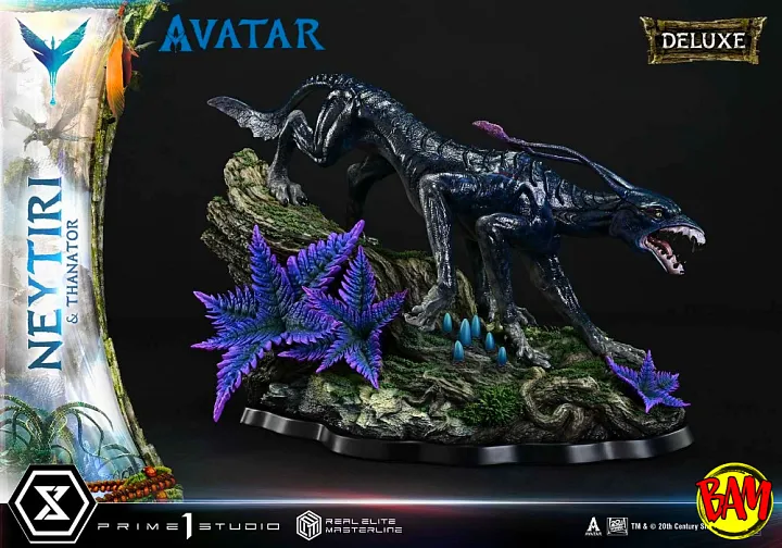 Prime 1 Studio: Real Elite Masterline Neytiri & Thanator Statue (Avatar) Bonus Version