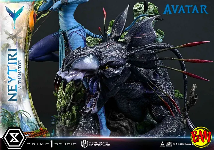 Prime 1 Studio: Real Elite Masterline Neytiri & Thanator Statue (Avatar)
