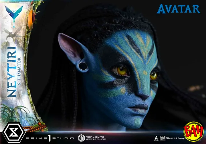 Prime 1 Studio: Real Elite Masterline Neytiri & Thanator Statue (Avatar)