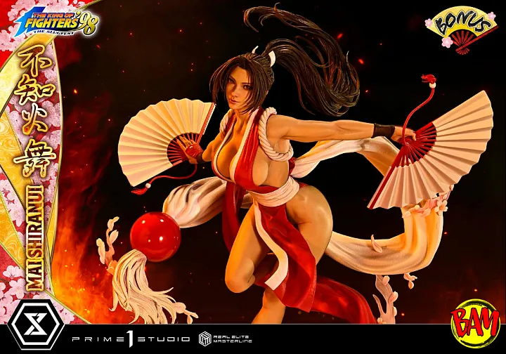 Prime 1 Studio: Real Elite Masterline Mai Shiranui Statue (The King of Fighters ´98) Ultimate Bonus Version