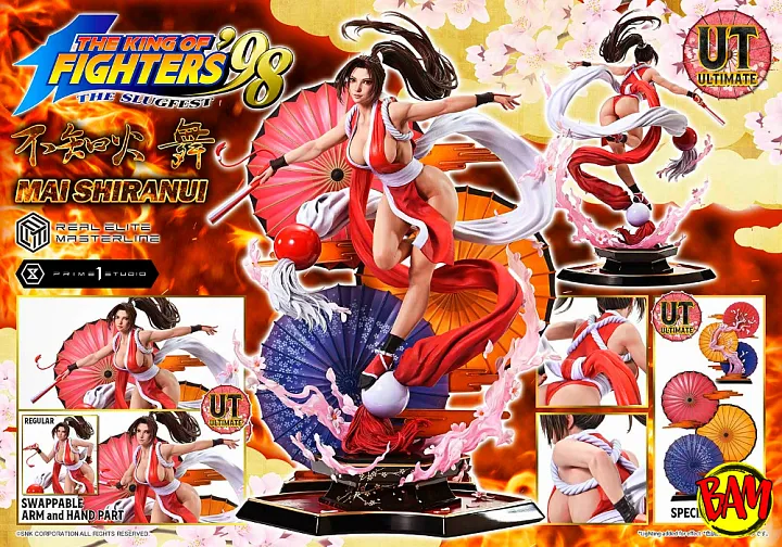 Prime 1 Studio: Real Elite Masterline Mai Shiranui Statue (The King of Fighters ´98) Ultimate Bonus Version