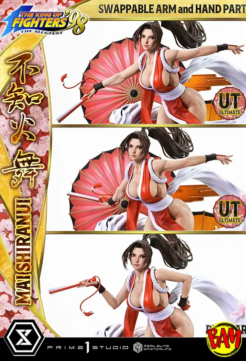Prime 1 Studio: Real Elite Masterline Mai Shiranui Statue (The King of Fighters ´98) Ultimate Bonus Version