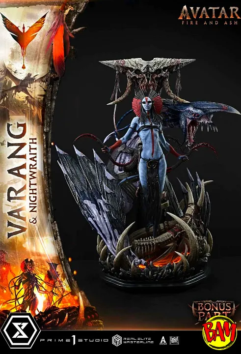 Prime 1 Studio: Real Elite Masterline Varang & Nightwraith Statue Bonus Version (Avatar | Fire and Ash)
