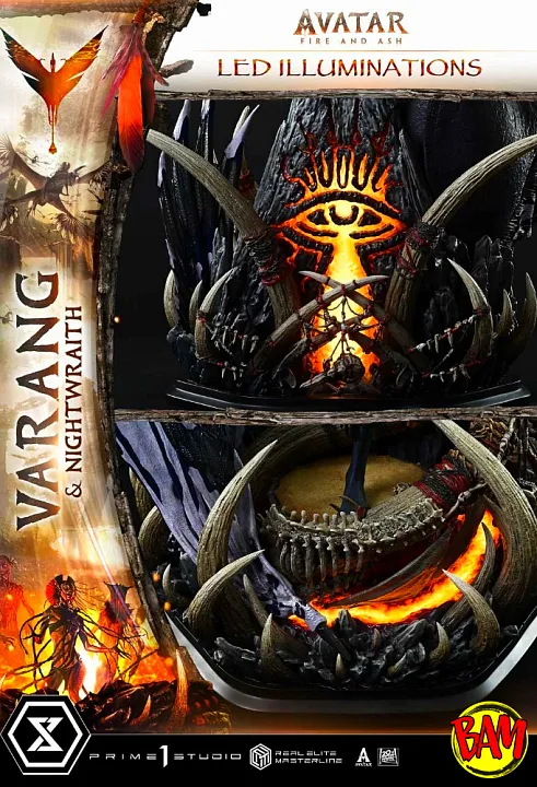 Prime 1 Studio: Real Elite Masterline Varang & Nightwraith Statue Bonus Version (Avatar | Fire and Ash)