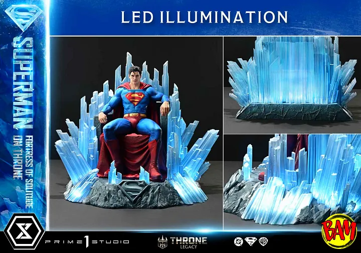 Prime 1 Studio: Superman Throne Legacy Statue (Fortress of Solitude)
